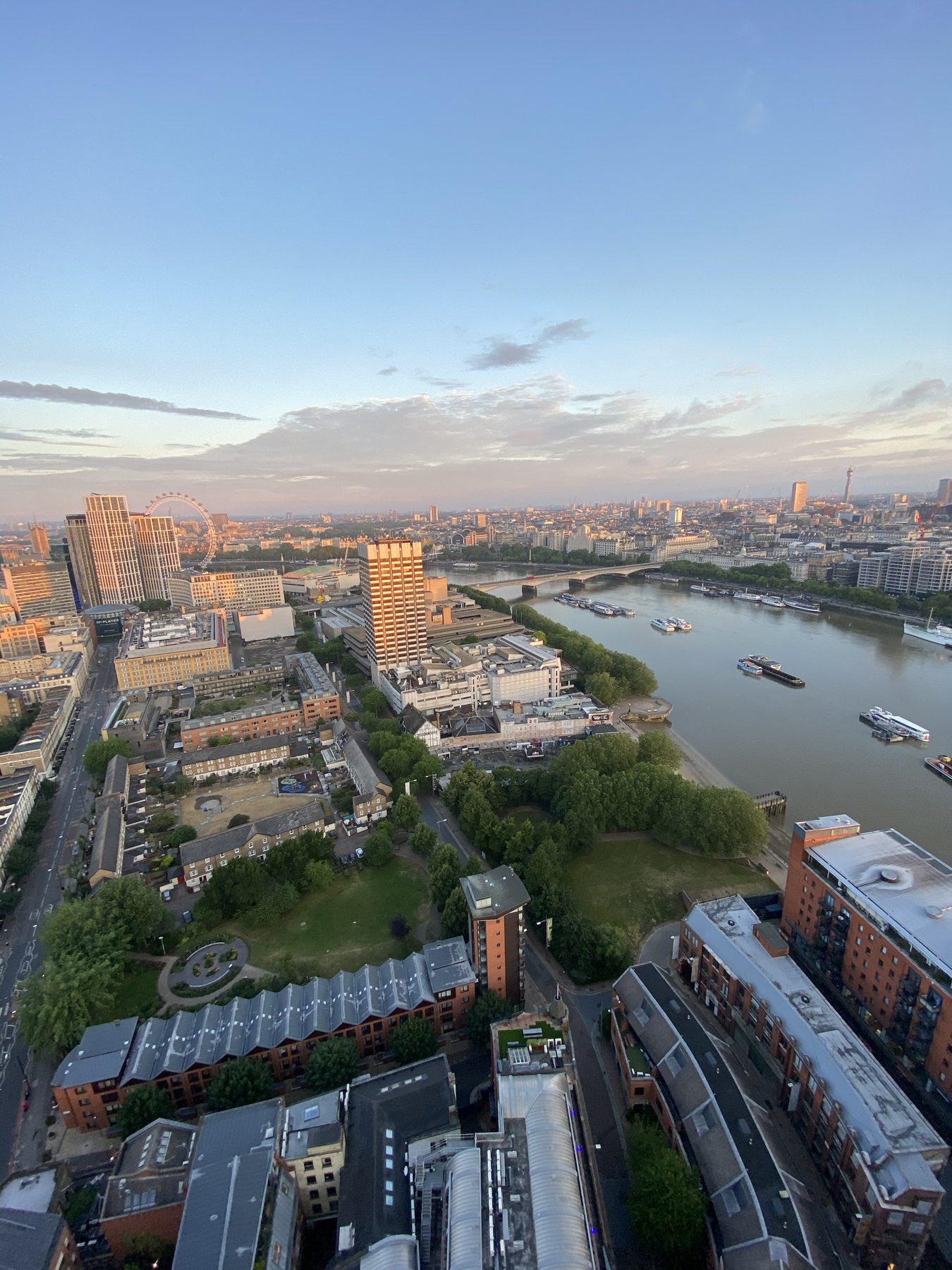 Travel — London aerial cityscape